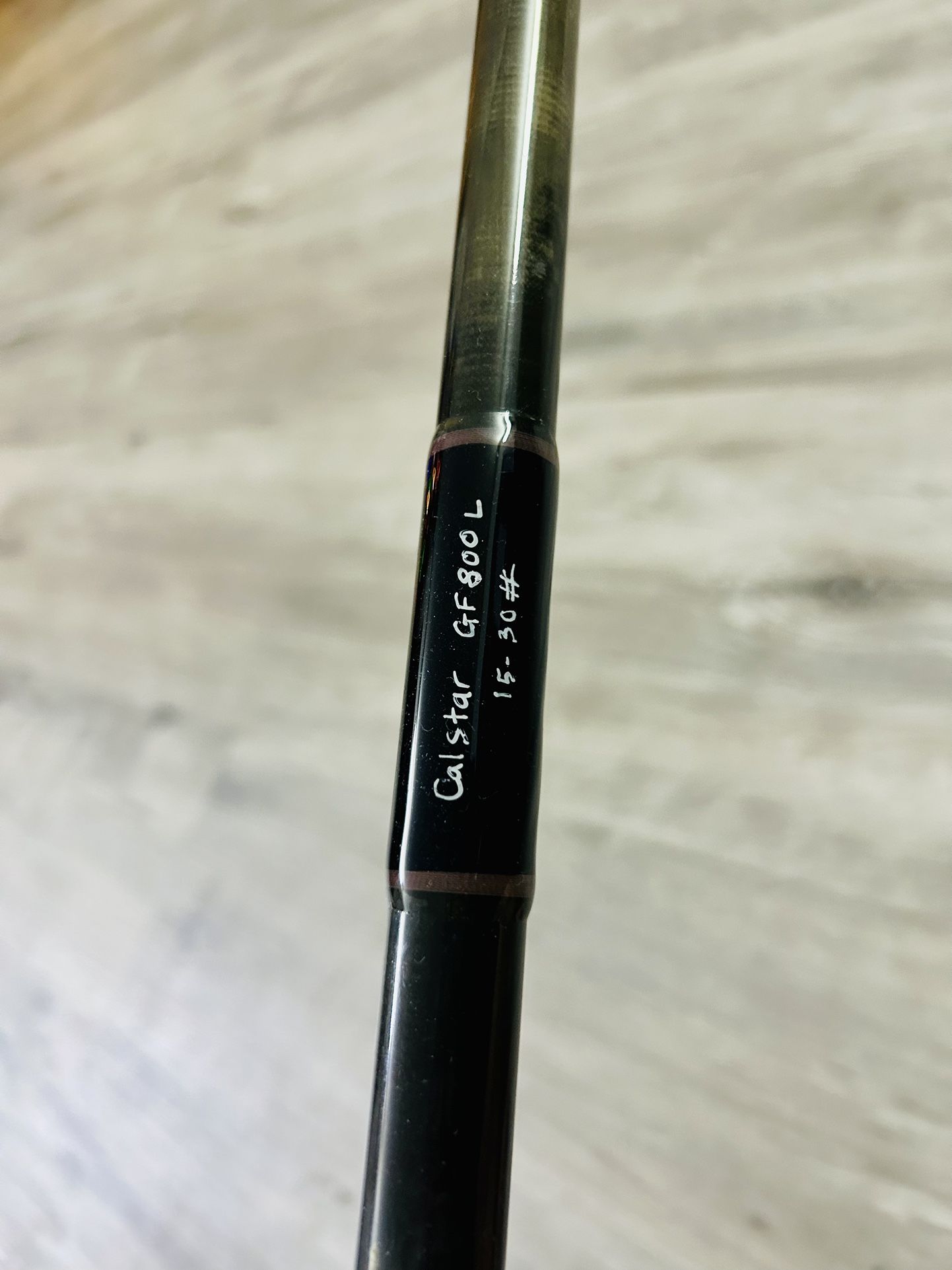 Calstar GF 800L 15-30lb fishing rod $300