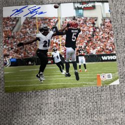 Brandon Stephens Signed Autograph 8x10 Photo - Beckett Coa - Baltimore Ravens