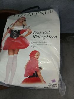 Halloween Woman Costume Racy Red Riding Hood
