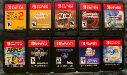 Nintendo Switch Games $40 Each Game