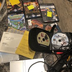 PS2 Console and Games