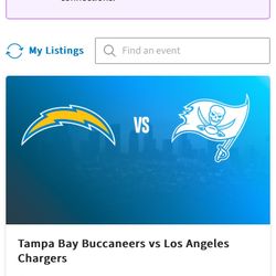 Los Angeles Chargers vs Tampa Bay Buccaneers