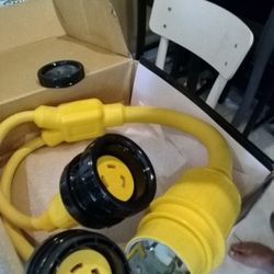 Y Adapter 30 To 50 Amp Marinco New In Box 