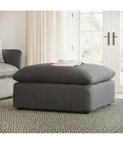 Article Leigh 41" Ottoman Gray