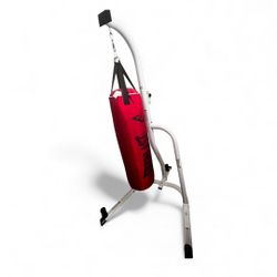 Like new- Everlast Powercore Heavy Bag Dual Station Stand- stand, punching bag and speed bag