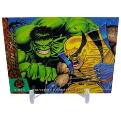 1994 Fleer Ultra X-Men Wolverine VS Hulk