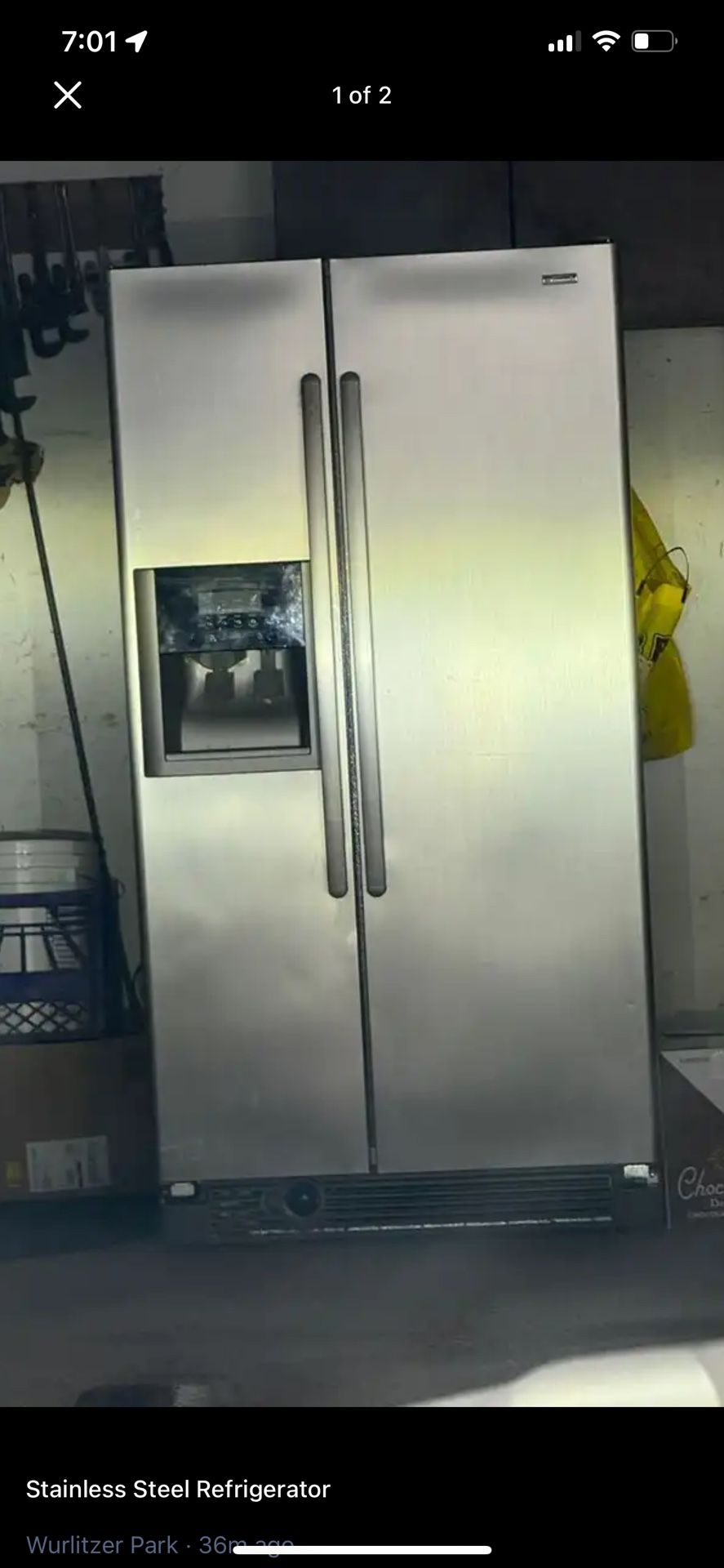 Silver Fridge
