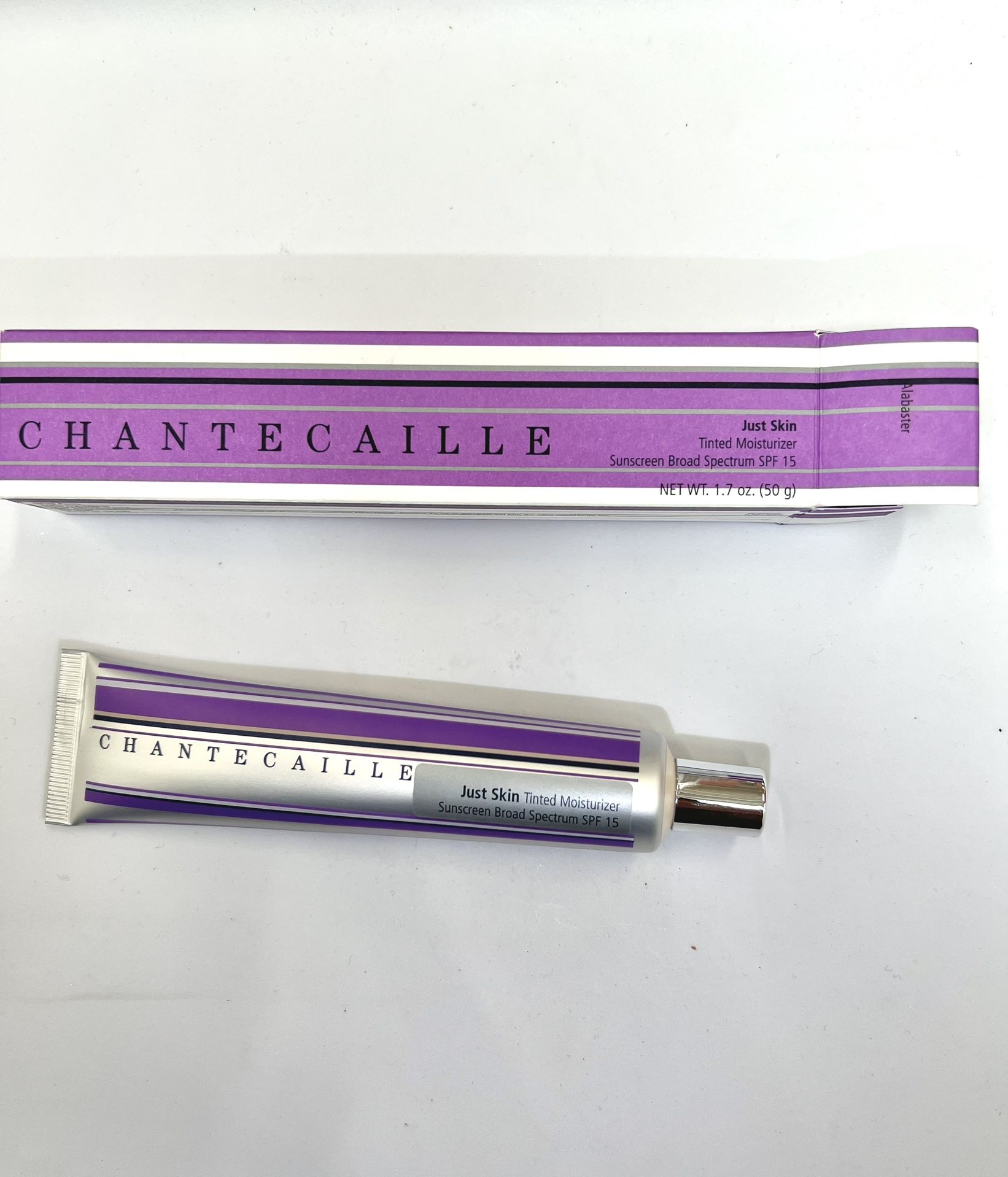 Chantecaille Just Skin Tinted Moisturizer SPF15 ~ Alabaster ~  Brand New In Box