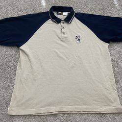 Mickey Mouse Foursome Golf Polo Tee Shirt XL Disney Cartoon Casual 