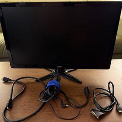 Acer Monitor With HDMI Cables
