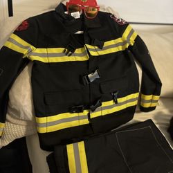 Fire Dept Kid Coustume 