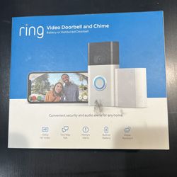 Ring Video Doorbell And Chime - Slightly Used 