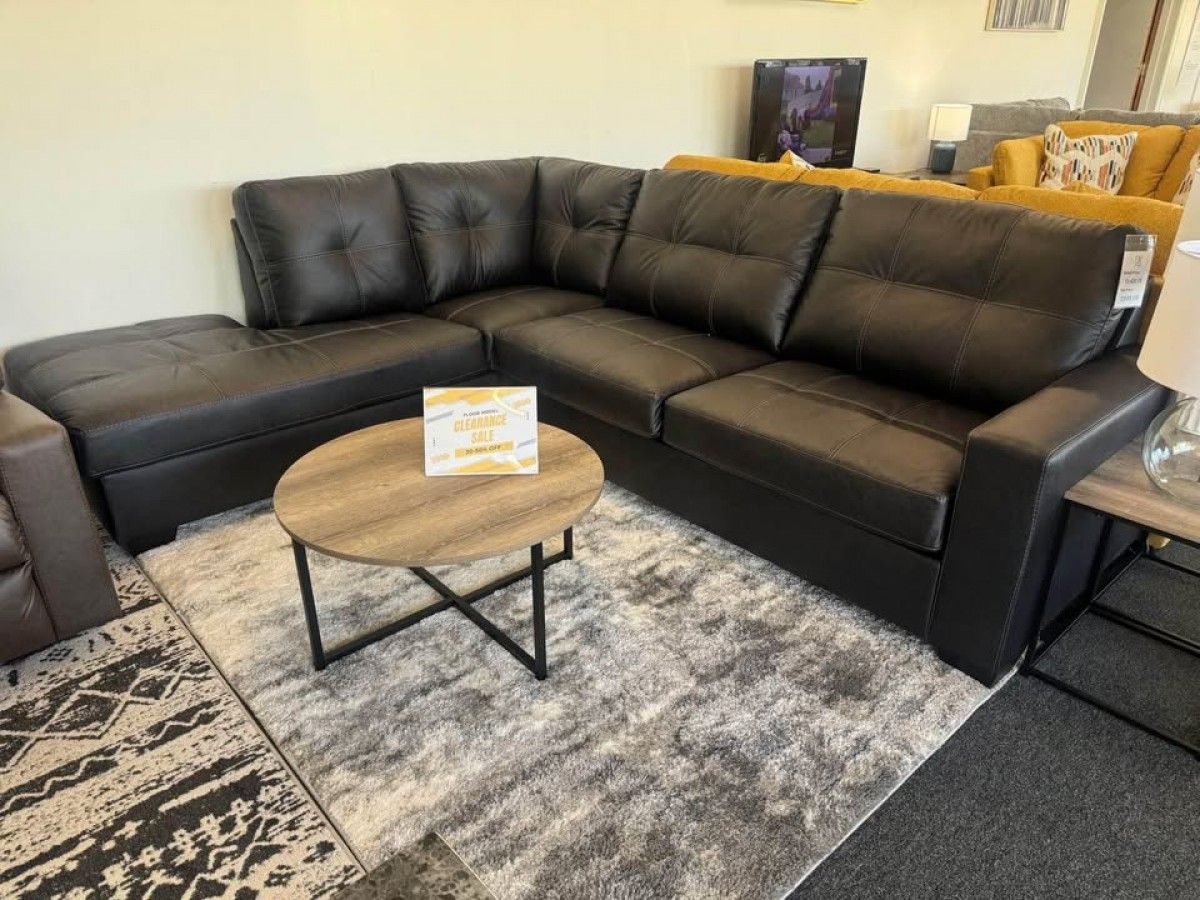 Black or Brown Sectional