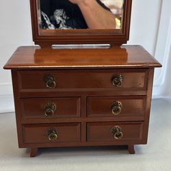 Vintage Jewelry Box Armoire 