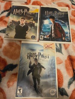 Harry potter game lot nintendo wii