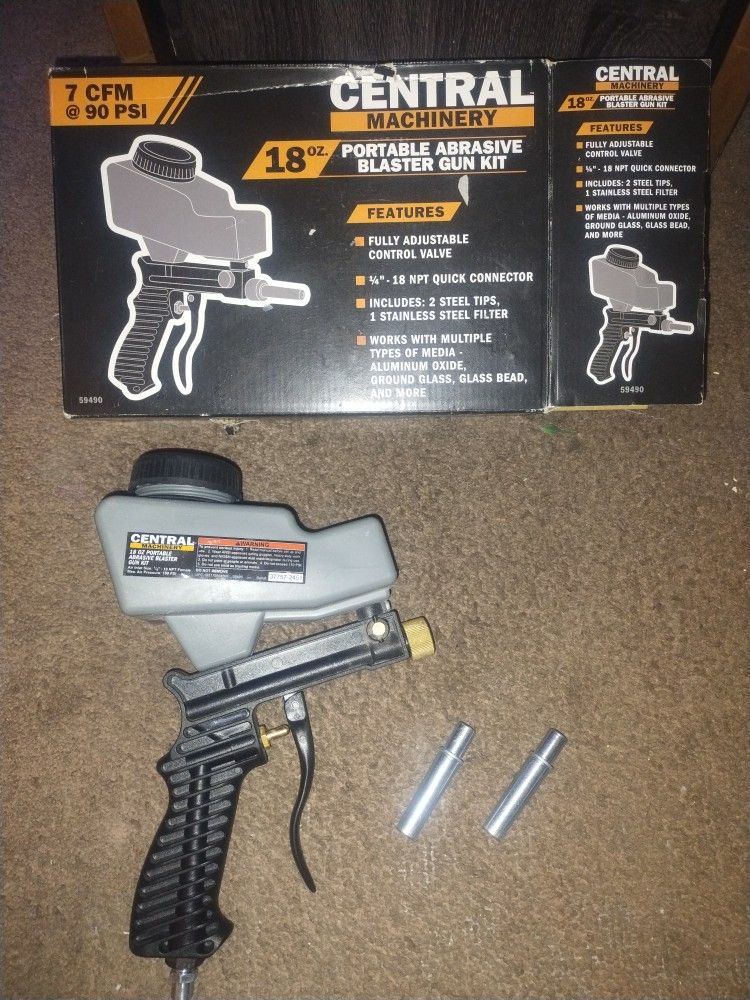 Portable Abrasive Blaster Gun Kit
