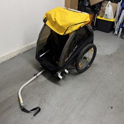 Burley Bee Kids Bike Trailer - Double Capacity 