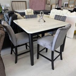 Dining Set Grey Delivery Same Day 