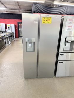 New open box side-by-side refrigerator