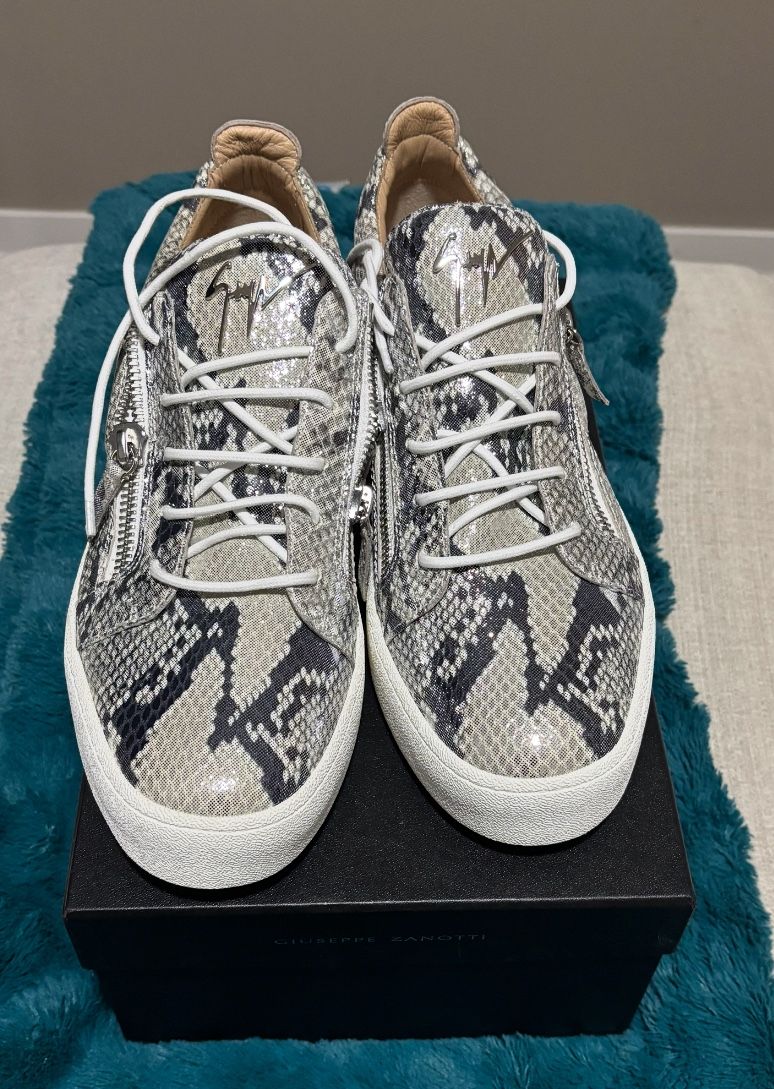 Giuseppe Zanotti, Moma Roccia,snakeskin, Size 46