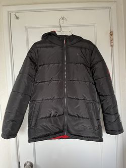 Like new thick black jacket kids size Large 14/16