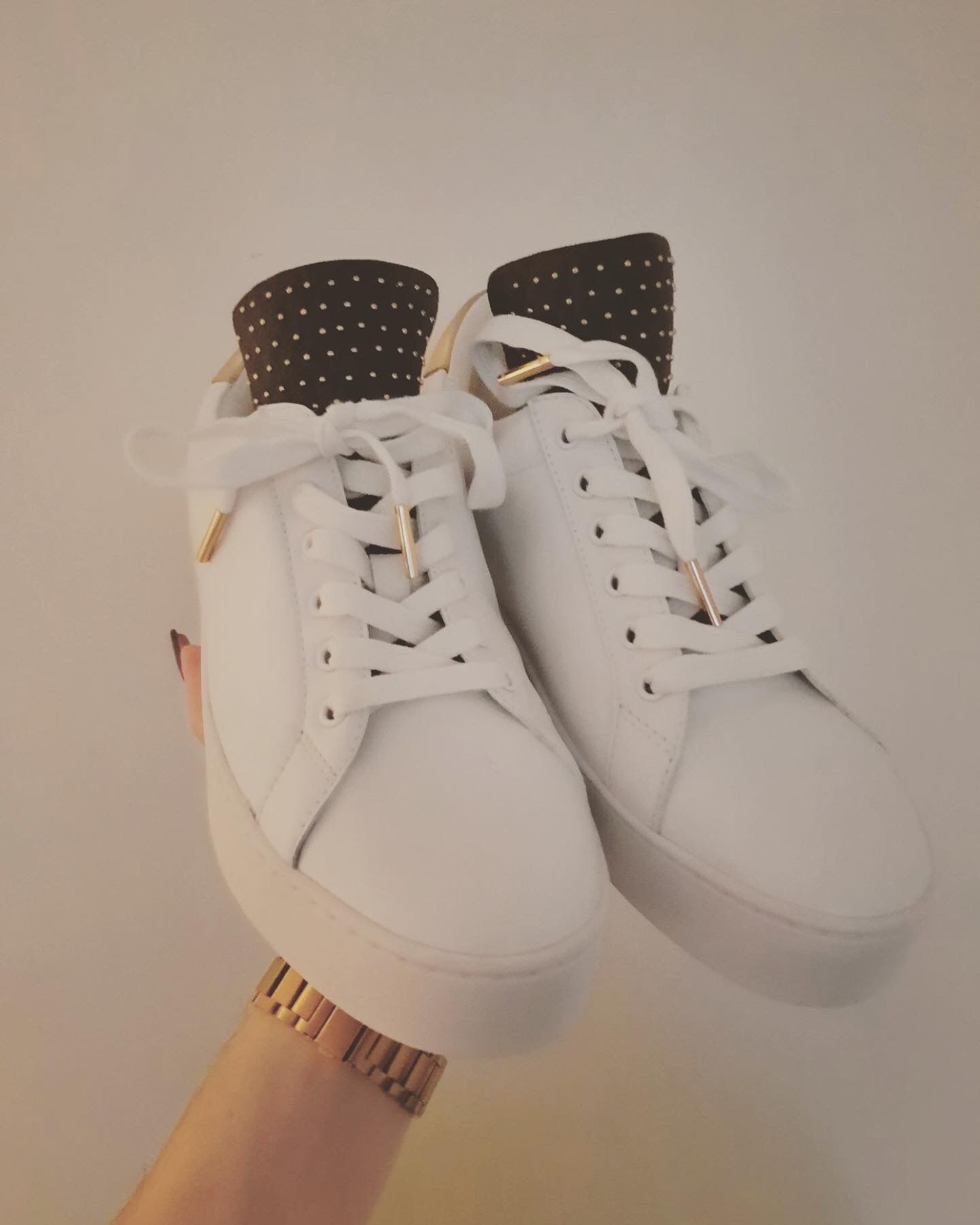 Michael Kors Mindy Studded Sneaker Size 9.5