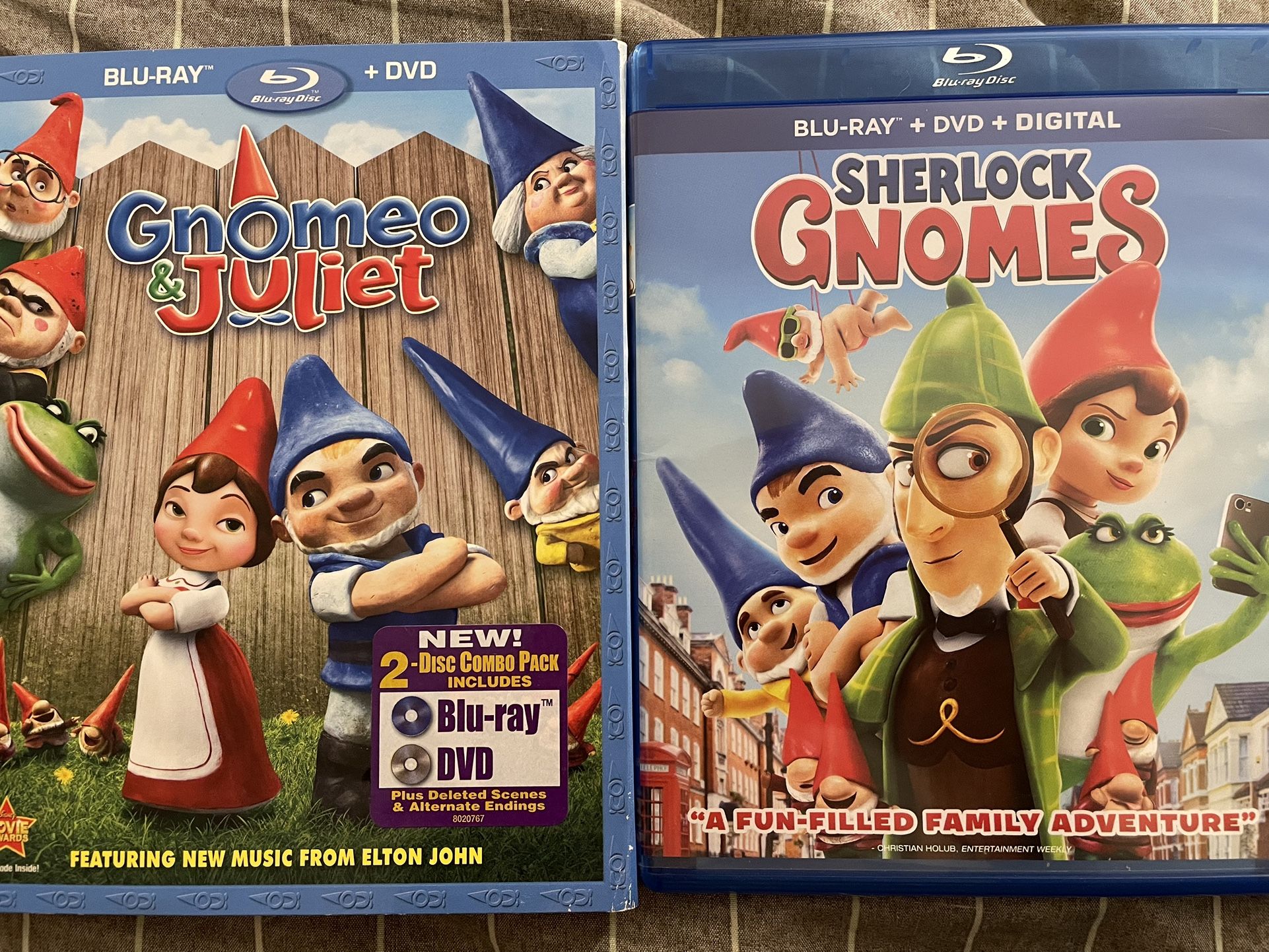 Disney’s GNOMEO & JULIET / SHERLOCK GNOMES DOUBLE FEATURE (Blu-ray + DVD)