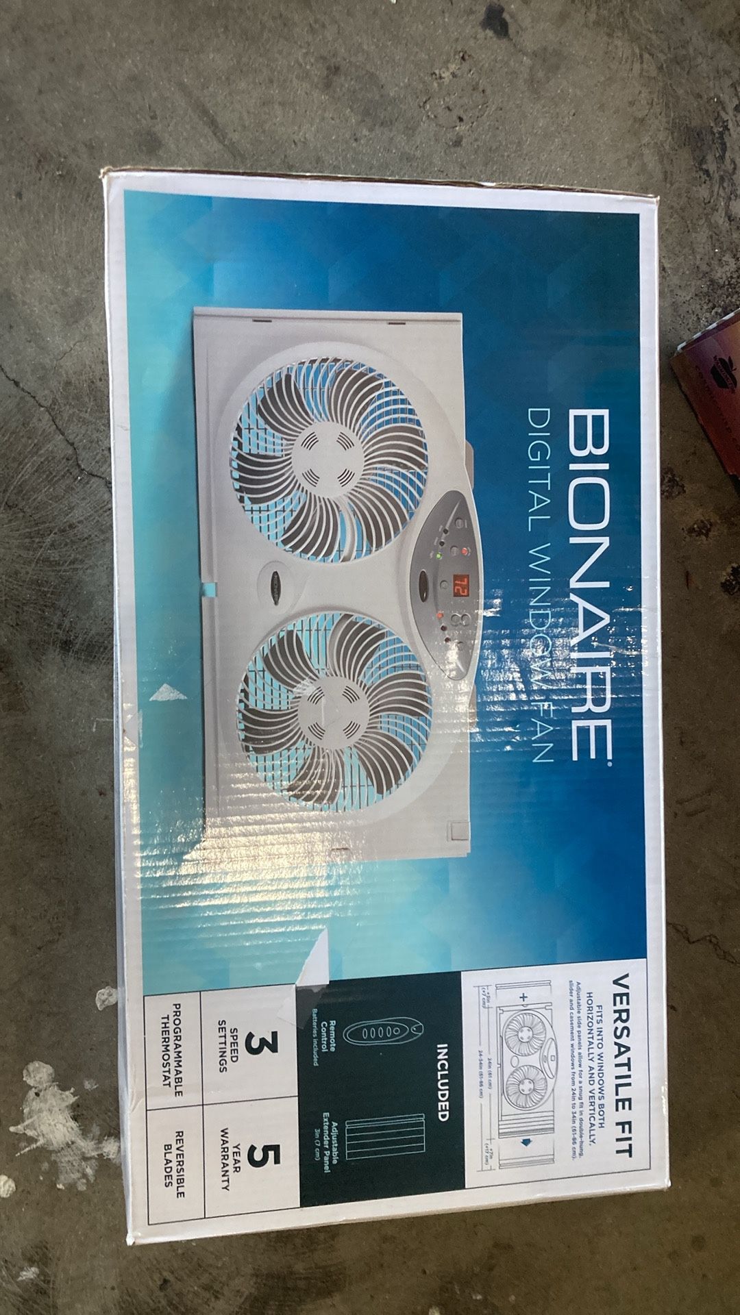 Digital window fan 