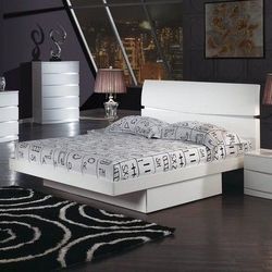 5 PCS AURORA BEDROOM SET ! BED , DRESSER, MIRROR, CHEST & N.STAND! AVAILABLE IN F, Q,K MINAS HOME FURNITURE 851 Van Houten Ave Clifton NJ 07013