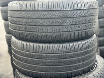 PAIR OF TIRE 265 35 22 PIRELLI 85% LIFE