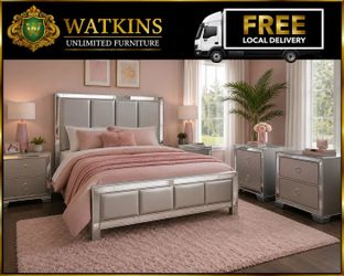 ✨ BAD & BOUGIE Modern Queen Bedroom Set ✨ FREE LOCAL DELIVERY AVAILABLE 🚚
