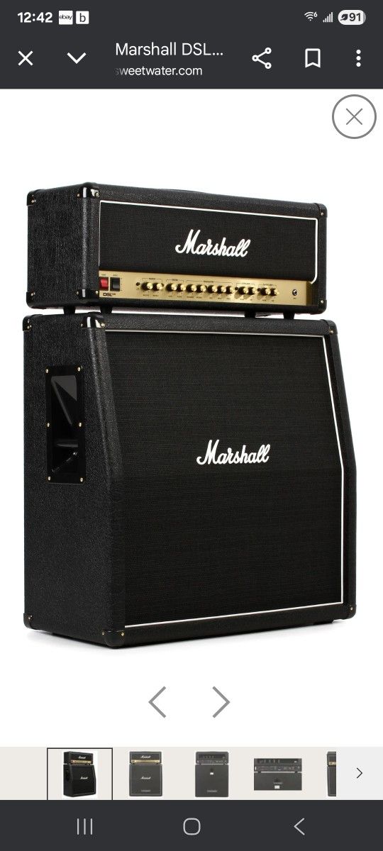 Marshall MA 100 Combo 4x12 Inch Speaker Cabinet With Tube Brian.