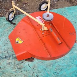 mower blade attachment  - grooming mower deck