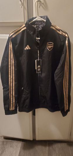 New Adidas Arsenal Jacket Size S For Adult Reversible
