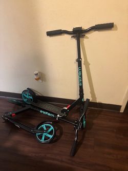 Wayplus Kick Scooter Black and Teal
