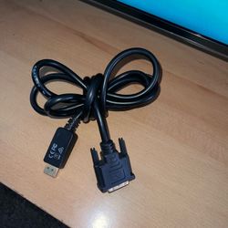 DisplayPort To DVI Cable