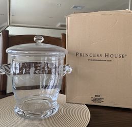 Princess House Crystal Ice Bucket