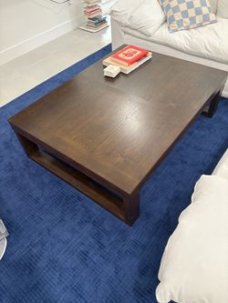 Large Wood Coffee Table
