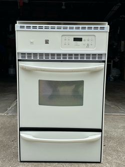 Kenmore Wall Oven Gas White Good Condition