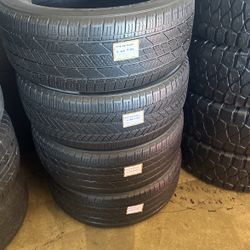 4-used Tires 275/55/R20 Bridgestone For 180.00 Installed. Free Mount And High Speed Balance Included. 