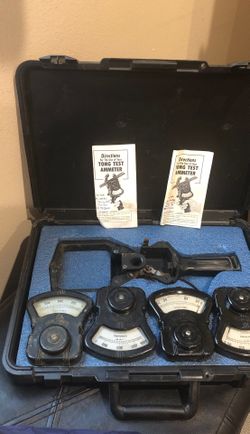 Tong Test Ammeters - 3 with carrying case