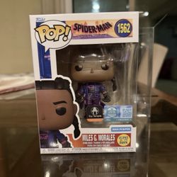 Funko Pop! Toy Temple Exclusive Spiderman Mile G Morales 1562 LE 9500 New