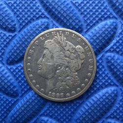1897-O Morgan Silver Dollar (a)