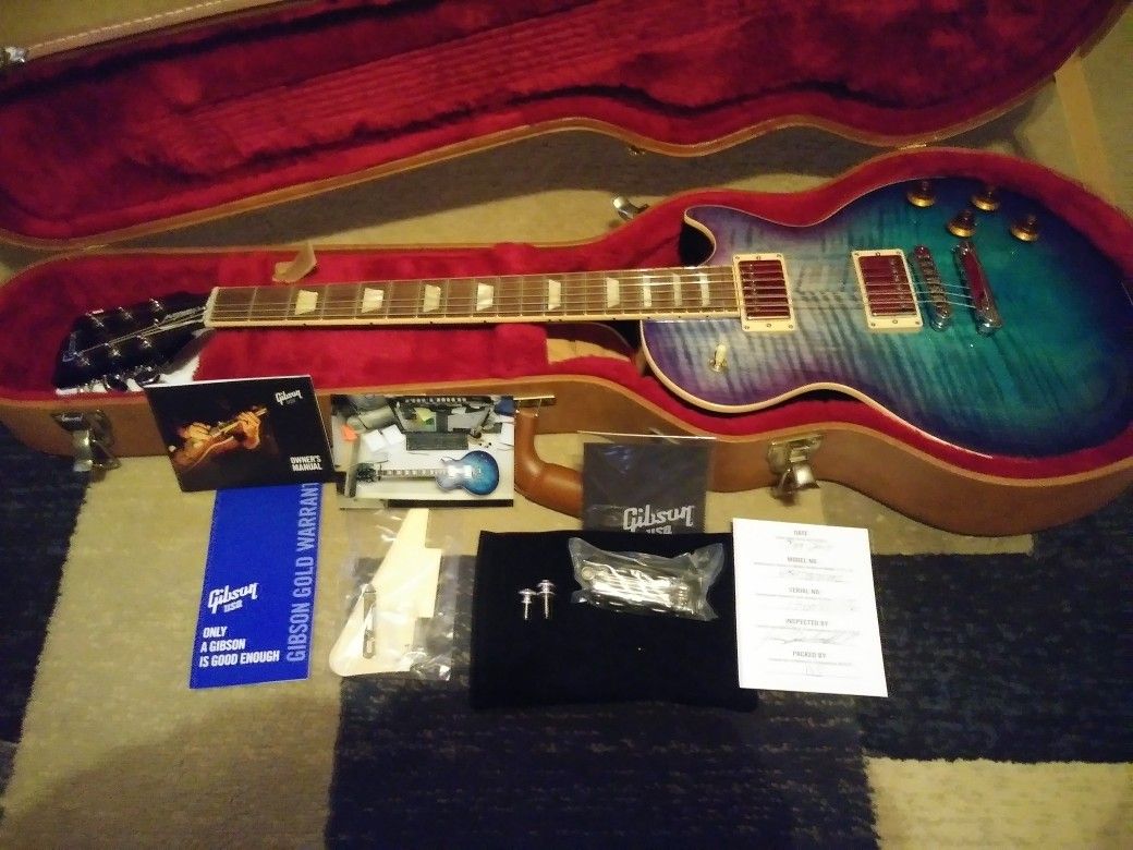 2017 Gibson Les Paul Standard T blueberry burst