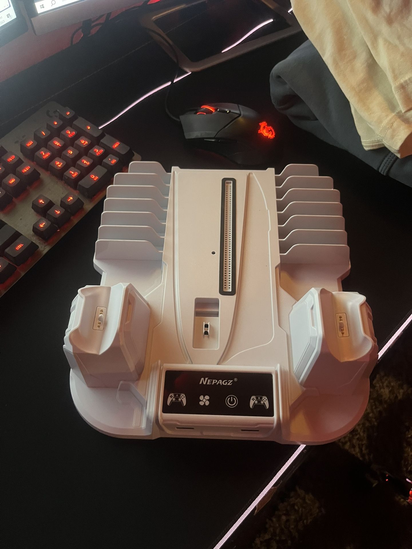 Ps5 Slim Cooling Stand And Controller Charger 