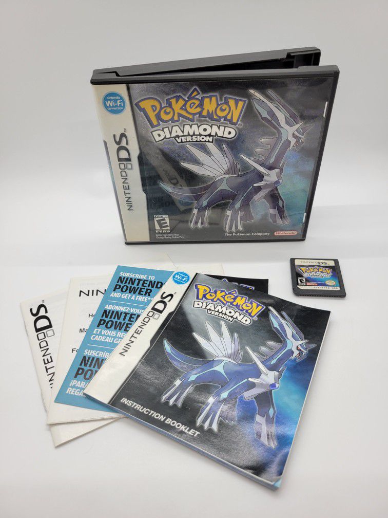 Pokemon Diamond Nintendo DS CIB Box Manual Inserts Cartridge Wizards Of The Coast