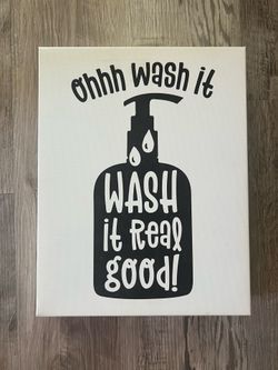 Bathroom canvas
