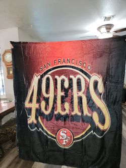 San francisco 49ers Blanket Throw Size 54"x64" Brand New 