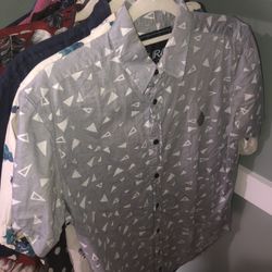 Graphic Button Up