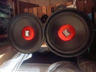 2 - 12" DUEL Subwoofers